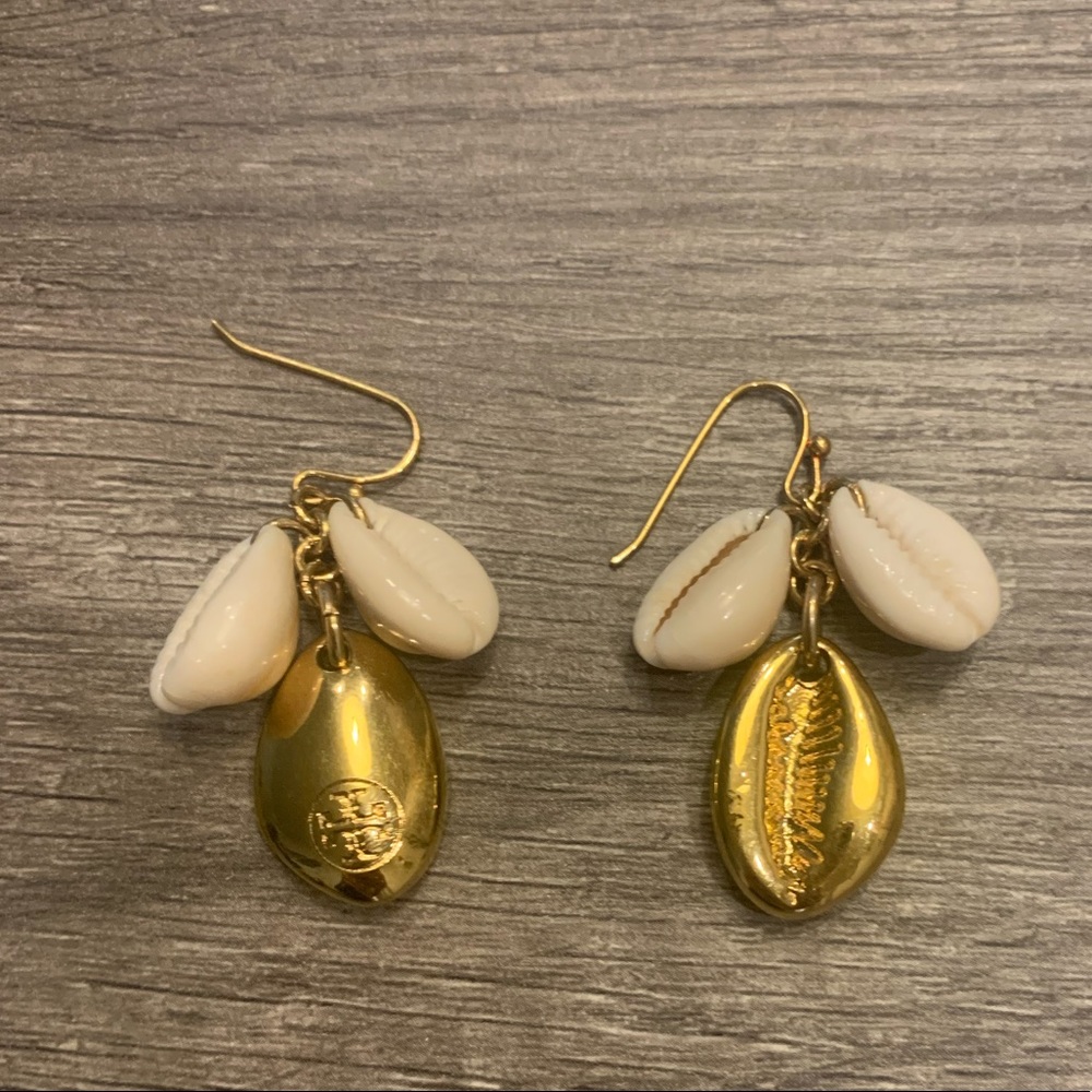 Tory Burch puka shell earrings